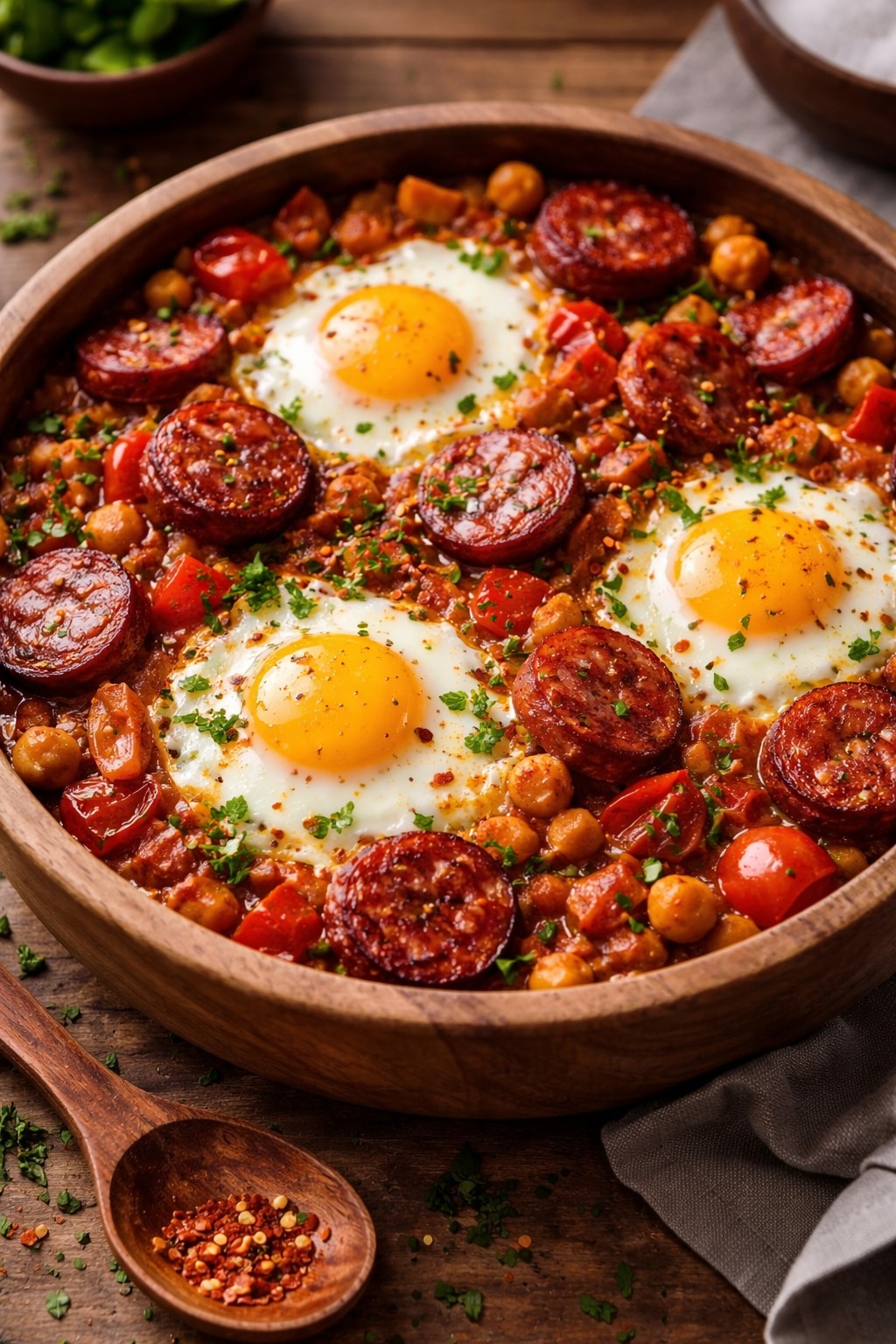 One-Pan Spanish Chorizo & Eggs